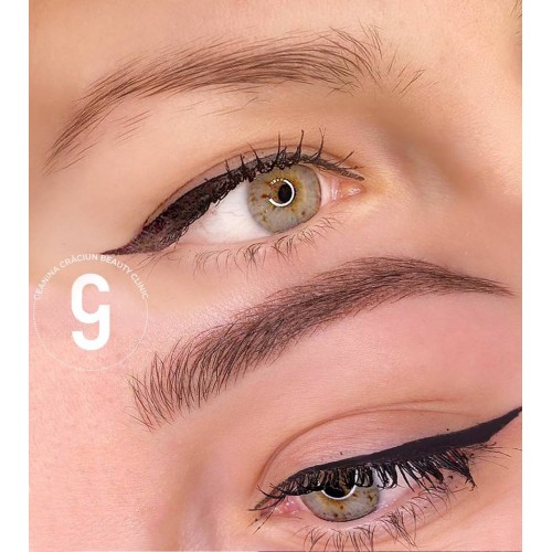 Microblading fir cu fir (stilou manual)